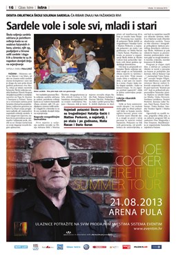 Glas Istre: utorak, 13. kolovoz 2013. - stranica 16
