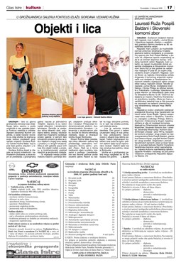 Glas Istre: ponedjeljak, 9. listopad 2006. - stranica 17