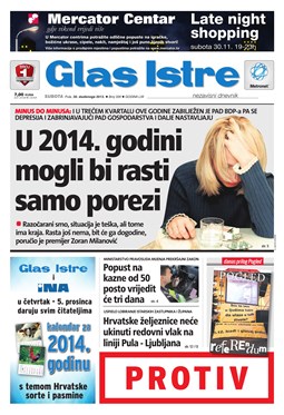 Glas Istre: subota, 30. studeni 2013.