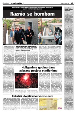 Glas Istre: subota, 14. listopad 2006. - stranica 43