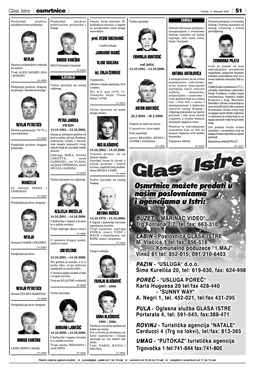 Glas Istre: subota, 14. listopad 2006. - stranica 51