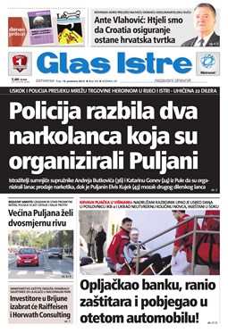 Glas Istre: četvrtak, 19. prosinac 2013.