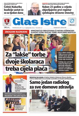 Glas Istre: ponedjeljak, 13. siječanj 2014.
