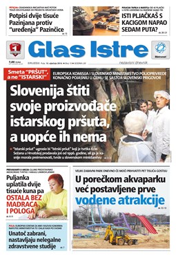 Glas Istre: srijeda, 15. siječanj 2014.