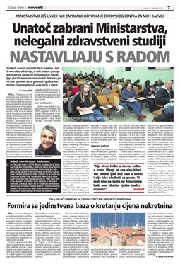 Glas Istre: srijeda, 15. siječanj 2014. - stranica 7