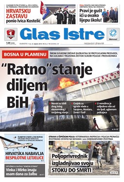Glas Istre: subota, 8. veljača 2014.
