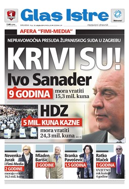 Glas Istre: srijeda, 12. ožujak 2014.
