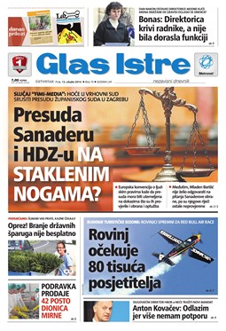 Glas Istre: četvrtak, 13. ožujak 2014.