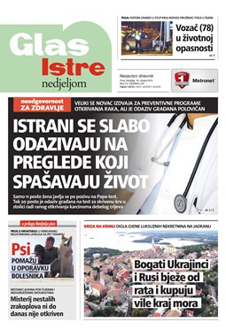 Glas Istre: nedjelja, 16. ožujak 2014.