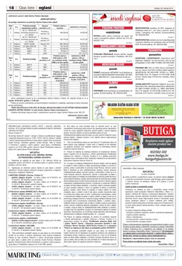 Glas Istre: srijeda, 28. svibanj 2014. - stranica 18