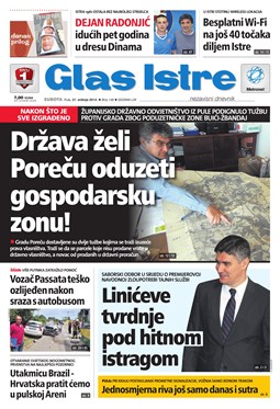 Glas Istre: subota, 31. svibanj 2014.