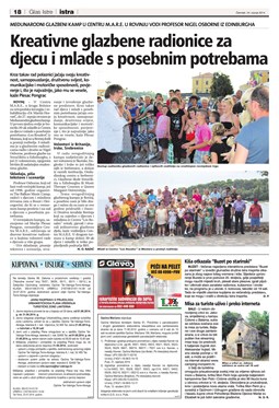 Glas Istre: četvrtak, 24. srpanj 2014. - stranica 18