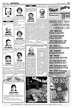 Glas Istre: utorak, 14. studeni 2006. - stranica 42