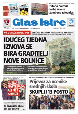 Glas Istre: četvrtak, 6. studeni 2014.