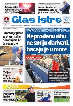 Glas Istre: ponedjeljak, 10. studeni 2014.