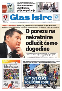 Glas Istre: ponedjeljak, 24. studeni 2014.