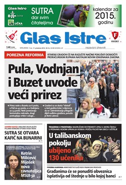 Glas Istre: srijeda, 17. prosinac 2014.