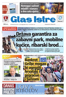 Glas Istre: ponedjeljak, 29. lipanj 2015.