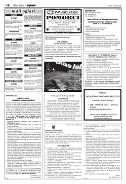 Glas Istre: subota, 9. prosinac 2006. - stranica 15