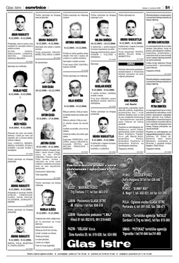Glas Istre: subota, 9. prosinac 2006. - stranica 51