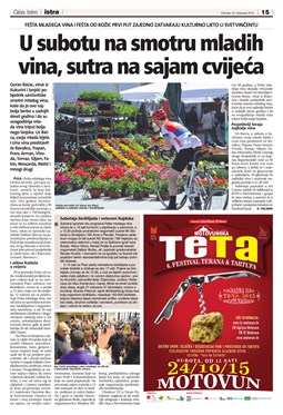 Glas Istre: četvrtak, 22. listopad 2015. - stranica 15