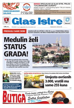 Glas Istre: srijeda, 2. ožujak 2016.