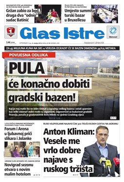 Glas Istre: utorak, 8. ožujak 2016.