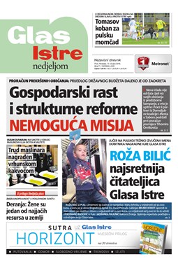 Glas Istre: nedjelja, 13. ožujak 2016.