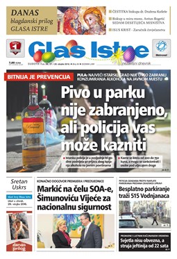 Glas Istre: subota, 26. ožujak 2016.