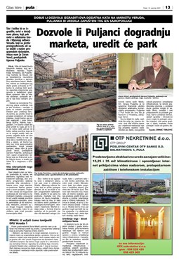 Glas Istre: petak, 12. siječanj 2007. - stranica 13