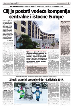 Glas Istre: četvrtak, 15. prosinac 2016. - stranica 7