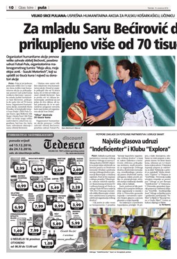 Glas Istre: četvrtak, 15. prosinac 2016. - stranica 10