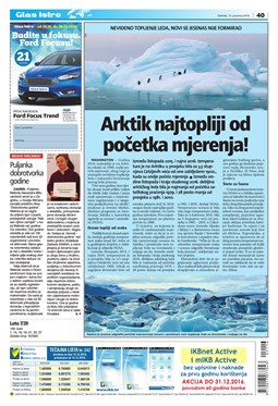 Glas Istre: četvrtak, 15. prosinac 2016. - stranica 40