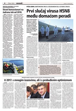 Glas Istre: subota, 31. prosinac 2016. - stranica 4
