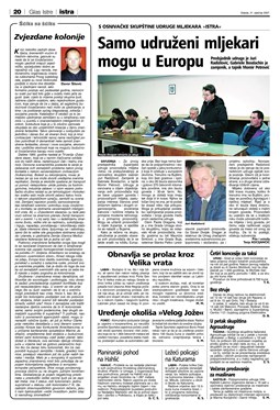 Glas Istre: srijeda, 31. siječanj 2007. - stranica 20