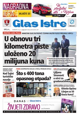 Glas Istre: subota, 11. ožujak 2017.