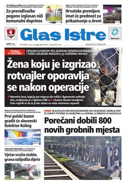 Glas Istre: utorak, 14. ožujak 2017.