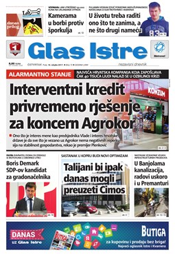Glas Istre: četvrtak, 16. ožujak 2017.
