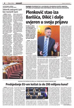 Glas Istre: četvrtak, 3. kolovoz 2017. - stranica 4