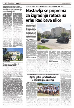 Glas Istre: četvrtak, 3. kolovoz 2017. - stranica 10