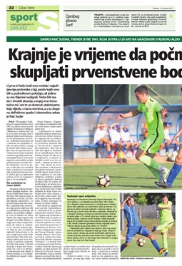 Glas Istre: četvrtak, 3. kolovoz 2017. - stranica 22