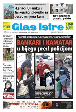 Glas Istre: četvrtak, 1. ožujak 2007.