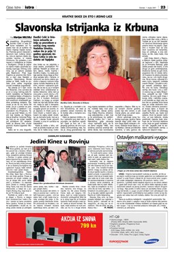 Glas Istre: četvrtak, 1. ožujak 2007. - stranica 23