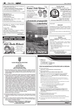 Glas Istre: petak, 16. ožujak 2007. - stranica 48