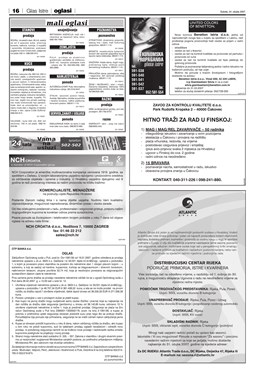 Glas Istre: subota, 24. ožujak 2007. - stranica 16