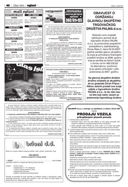 Glas Istre: srijeda, 4. travanj 2007. - stranica 39