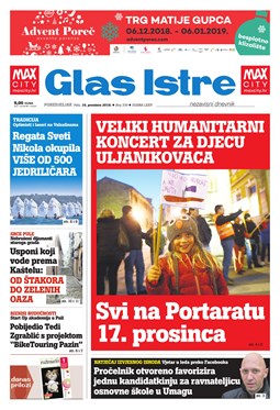 Glas Istre: ponedjeljak, 10. prosinac 2018.