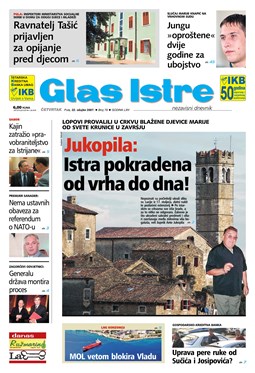 Glas Istre: četvrtak, 22. ožujak 2007.