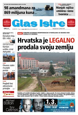 Glas Istre: subota, 1. ožujak 2008.