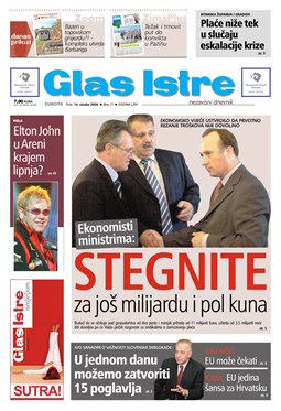 Glas Istre: subota, 14. ožujak 2009.